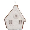 Adorno Casa Clayre & Eef 6PR5330 9x1x10 cm Blanco Marrón
