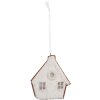 Adorno Casa Clayre & Eef 6PR5330 9x1x10 cm Blanco Marrón