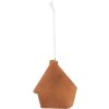 Adorno Casa Clayre & Eef 6PR5330 9x1x10 cm Blanco Marrón