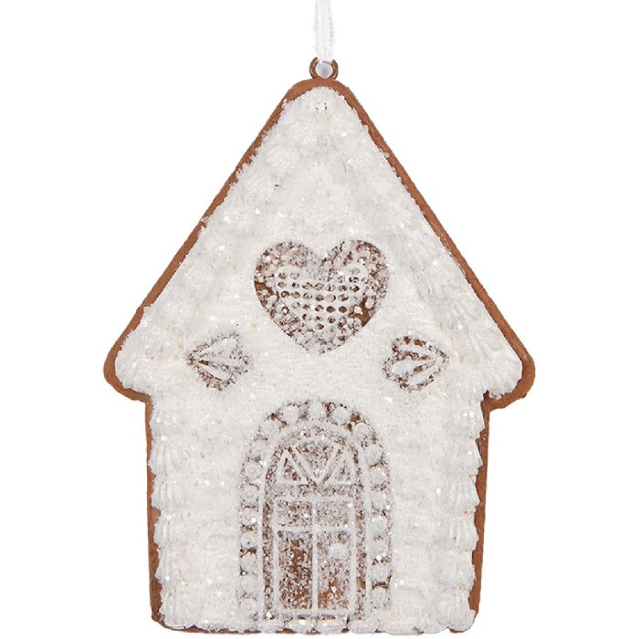 Adorno Decorativo Casa Clayre & Eef 6PR5331 Blanco-Marrón 8x1x10 cm