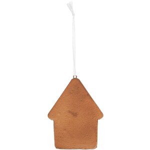 Adorno Decorativo Casa Clayre & Eef 6PR5331 Blanco-Marrón 8x1x10 cm