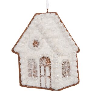 Clayre & Eef 6PR5332 Adorno Colgante Casa 9x1x10 cm...