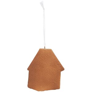Clayre & Eef 6PR5332 Adorno Colgante Casa 9x1x10 cm Blanco