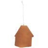 Clayre & Eef 6PR5332 Adorno Colgante Casa 9x1x10 cm Blanco