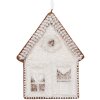 Adorno Decorativo Casa Clayre & Eef 6PR5333 8x1x10 cm Blanco y Marrón
