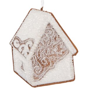 Clayre & Eef 6PR5334 Adorno Colgante Casa 9x1x10 cm...
