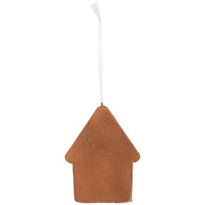Clayre & Eef 6PR5336 Adorno Colgante Casa 8x1x10 cm Verde Blanco