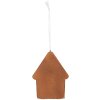 Clayre & Eef 6PR5336 Adorno Colgante Casa 8x1x10 cm Verde Blanco