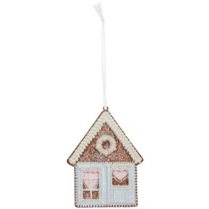 Clayre & Eef 6PR5337 Adorno Colgante Casa 8x1x10 cm...