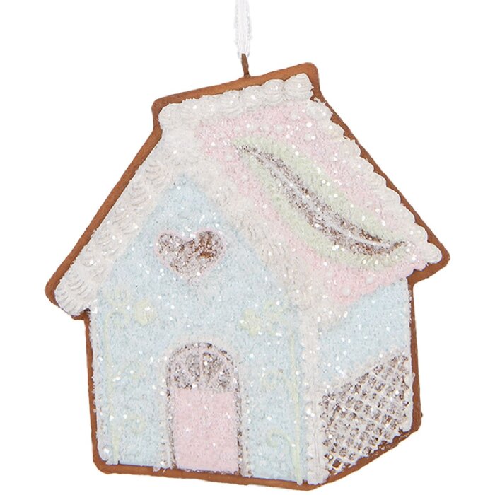Clayre & Eef 6PR5338 Adorno Casa 9x1x10 cm Azul Blanco