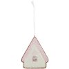 Adorno Decorativo Casa Clayre & Eef 6PR5339 9x1x10 cm Verde y Rosa