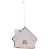 Adorno Decorativo Casa Clayre & Eef 6PR5340 Rosa y Azul 9x1x8 cm