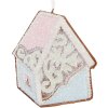 Clayre & Eef 6PR5341 Adorno Casa Azul Rosa 9x1x10 cm