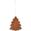Adorno de Navidad Árbol de Navidad Clayre & Eef 6PR5345 9x1x10 cm Blanco Marrón