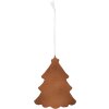 Adorno de Navidad Clayre & Eef 6PR5346 9x1x10 cm Blanco Marrón