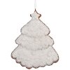 Clayre & Eef 6PR5347 Adorno para Árbol de Navidad 9x1x10 cm Blanco Marrón