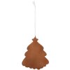 Clayre & Eef 6PR5347 Adorno para Árbol de Navidad 9x1x10 cm Blanco Marrón