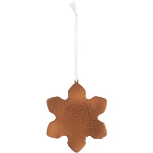 Clayre & Eef 6PR5353 Adorno de Nieve 9x1x10 cm Blanco