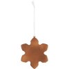 Clayre & Eef 6PR5353 Adorno de Nieve 9x1x10 cm Blanco