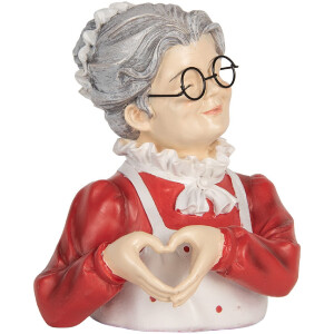 Decoración Señora Claus Clayre & Eef 6PR5761 19x18x23 cm