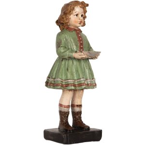 Decoración Niño Clayre & Eef 6PR5557 9x8x21 cm Verde-Beige