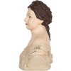 Busto decorativo mujer Clayre & Eef 6PR5562 18x11x21 cm Beige/Marrón