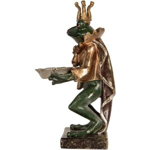 Decoración Rana Clayre & Eef 6PR5565 16x15x28 cm Verde
