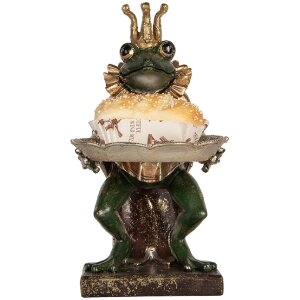 Decoración Rana Clayre & Eef 6PR5565 16x15x28 cm Verde