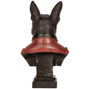 Busto Decorativo de Perro Clayre & Eef 6PR5577 15x12x26 cm