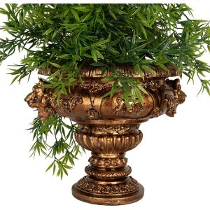 Maceta decorativa Clayre & Eef 6PR5582 26x22x21 cm Dorado