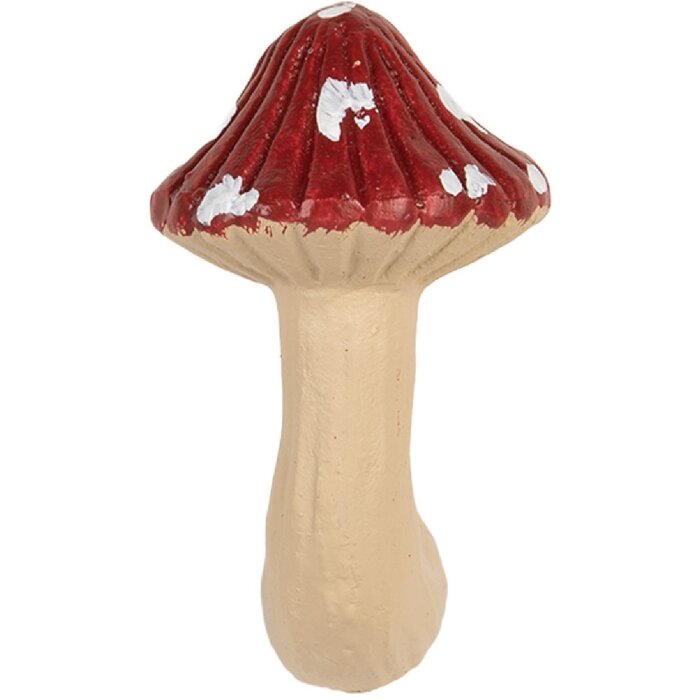 Pomo de puerta Clayre & Eef 66263 3x4x6 cm Rojo-Beige