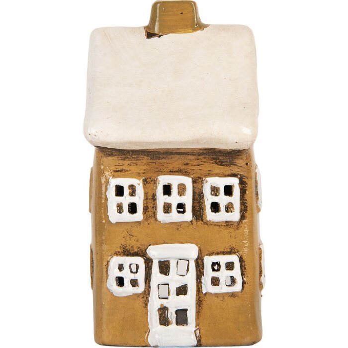 Clayre & Eef 6CE2183 Decoración Casa 8x7x15 cm Marrón Beige