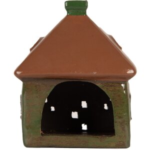 Clayre & Eef 6CE2185 Decoración Casa 12x9x14 cm Verde-Marrón