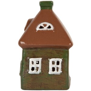 Clayre & Eef 6CE2185 Decoración Casa 12x9x14 cm Verde-Marrón