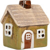 Clayre & Eef 6CE2186 Decoración Casa 8x7x10 cm Verde Beige