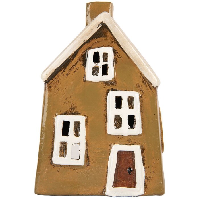 Clayre & Eef 6CE2187 Decoración Casa 12x8x18 cm Marrón Beige
