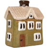 Clayre & Eef 6CE2188 Decoración Casa 11x7x13 cm Verde Beige Cerámica