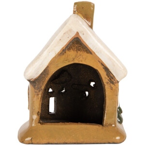 Clayre & Eef 6CE2189 Decoración Casa 9x7x11 cm Marrón-Beige