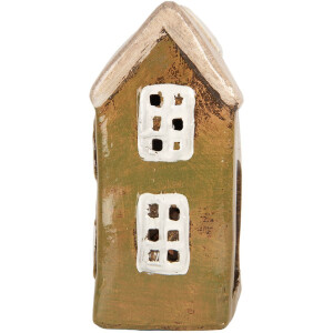 Decoración Casa Clayre & Eef 6CE2191 10x7x14 cm verde-beige