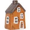 Clayre & Eef 6CE2193 Decoración Casa 9x7x13 cm Naranja Gris
