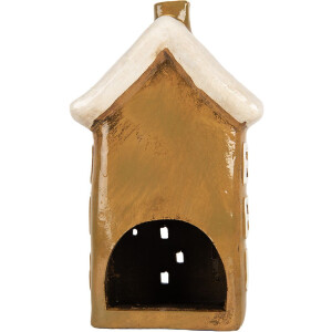 Clayre & Eef 6CE2194 Decoración Casa 12x8x19 cm Marrón-Beige