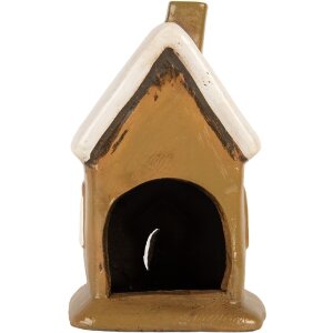 Clayre & Eef 6CE2195 Decoración Casa 10x10x16 cm Marrón-Beige