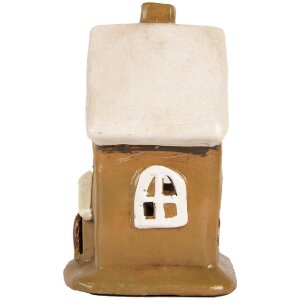 Clayre & Eef 6CE2195 Decoración Casa 10x10x16 cm Marrón-Beige