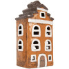 Decoración Casa Clayre & Eef 6CE2203 13x10x24 cm Gris y Naranja