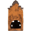Decoración Casa Clayre & Eef 6CE2203 13x10x24 cm Gris y Naranja
