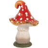 Clayre & Eef 6CE2205 Decoración Hongo 11x11x16 cm Rojo-Blanco