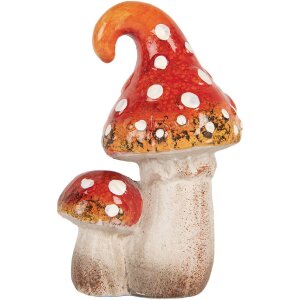 Decoración Hongos Clayre & Eef 6CE2206 8x6x12 cm