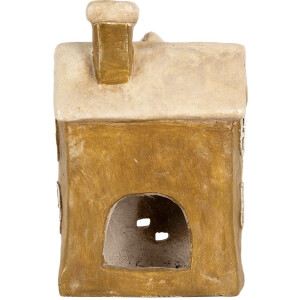 Casa Decorativa Clayre & Eef 6MG0123 23x15x33 cm Marrón-Beige