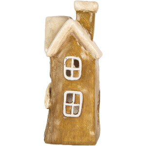 Casa Decorativa Clayre & Eef 6MG0123 23x15x33 cm Marrón-Beige