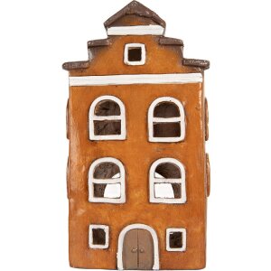 Decoración Casa Clayre & Eef 6MG0124 Naranja Gris 20x15x34 cm